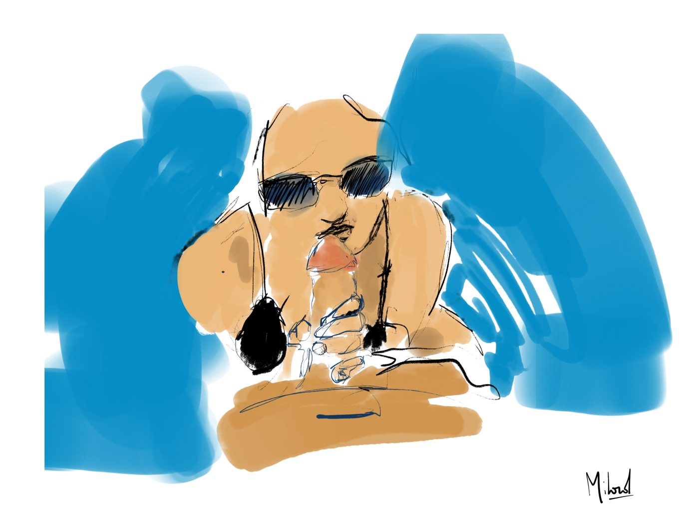Dessin de live, La beauté du geste